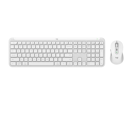 Logitech Signature Slim Combo MK950 Keyboard + Mouse (White)