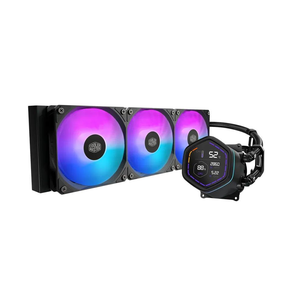 Cooler Master MASTERLIQUID ML360 CORE NEX DIGITAL 黑色 AIO Liquid Cooling (MLX-D36M-A18PA-RD, 5yr warranty)