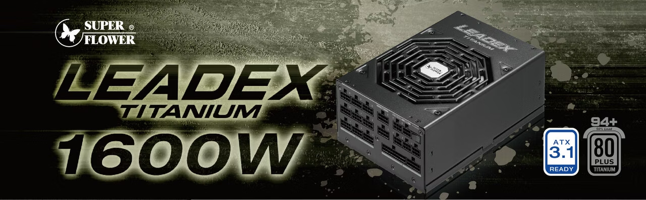 電源ユニット SUPER FLOWER LEADEX TITANIUM 1600W LEADEX TITANIUM 1600W ATX3.1 SUPER FLOWER